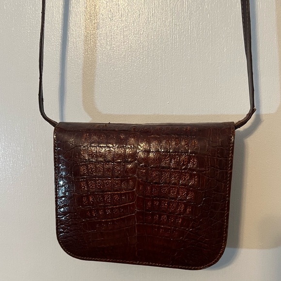 Crocodile Skin Shoulder Bag/Purse and Wallet - Vintage - Picture 2 of 11